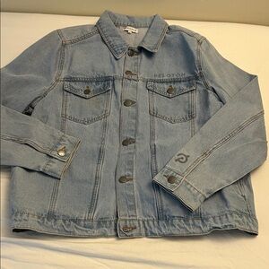Peloton 100% Cotton Blue Denim Jacket